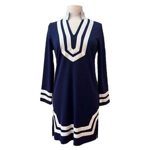NWT HTF Navy Tunic With Collar - Sail to Sable